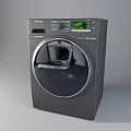 Samsung Black Front Load Washing Machine With AddWash EcoBubble And Digital