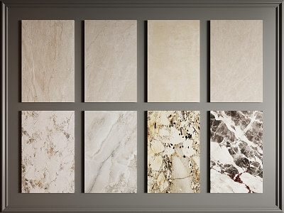 Marble Texture Stone Wall Panel Wall Trim Marble Background Wall Beige Marble 3d model