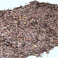 Natural Pile of Brown and Yellow Fallen Autumn Leaves with Various Shapes