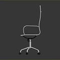 Modern Ergonomic Office Chair Featuring Mesh Back Metal Armrests And Swivel Base On Wheels