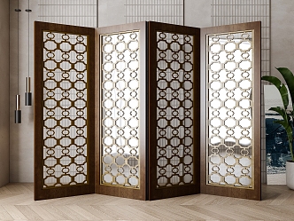 Nordic screen partition 3d model