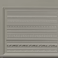 Various Decorative Gypsum Molding Patterns For Interior Design And Decoration 3d model