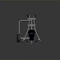 Seated Chest Press Fitness Machine With Heavy Duty Frame And Adjustable Seat