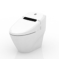 Modern intelligent toilet 3d model