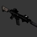 M4A1 Custom Rifle 3d model