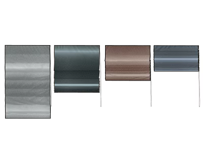 Modern Venetian Blinds With Multiple Color Choices For Home Window Decoration 3d model