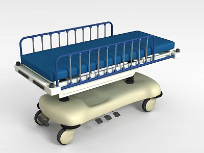 Mobile Storage Cabinet With Blue And White Design Featuring Rolling Wheels And Stable Base 3d model