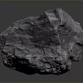 Purple Gray Natural Stone Material With Rough Surface And Textured Design