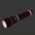 Flashlight flashlight military flashlight lighting tools tactical flashlight charging flashlight 3d model