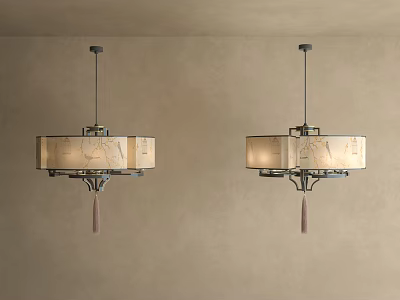 Chinese Chandelier New Chinese Chandelier Chinese Vintage Chandelier Decorative Chandelier 3d model
