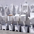 Various Types Of Toilets Including Wall Mounted And Floor Standing Designs For Modern Bathrooms