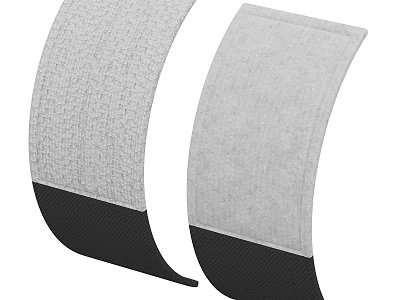 Gray And Black Textured Fabric Straps Essential Household Supplies For Organizing Items 3d model