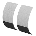 Gray And Black Textured Fabric Straps Essential Household Supplies For Organizing Items