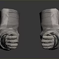 Gloves Handguard Realistic Game Items 3d model