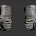 Gloves Handguard Realistic Game Items 3d model