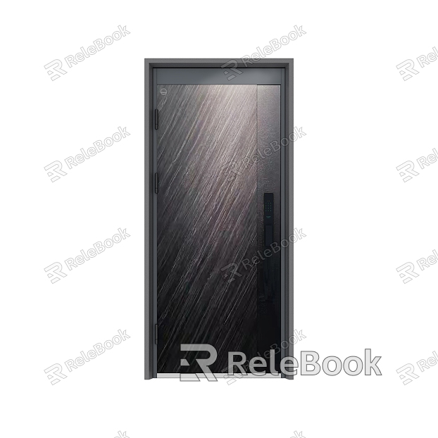 Password lock security door door entrance door model