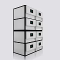 Industrial Equipment Multi Layer Drawer Storage Cabinet With Secure Locking System