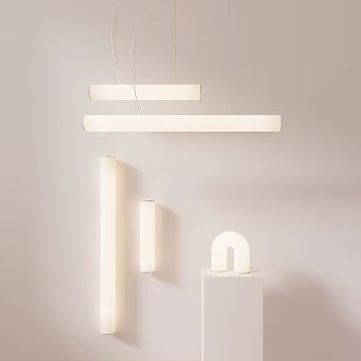 Modern lamp combination 3d model