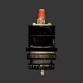 Military Weapon Safety Knob Component With ARM SAFE Markings And Tactical Metal Design