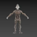 Horror Monster Alien Character PBR Material Next Generation Mature Role Playing Game Character Game Demon King 3d model