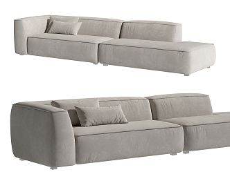 Modern Multiplayer Sofa 3d model