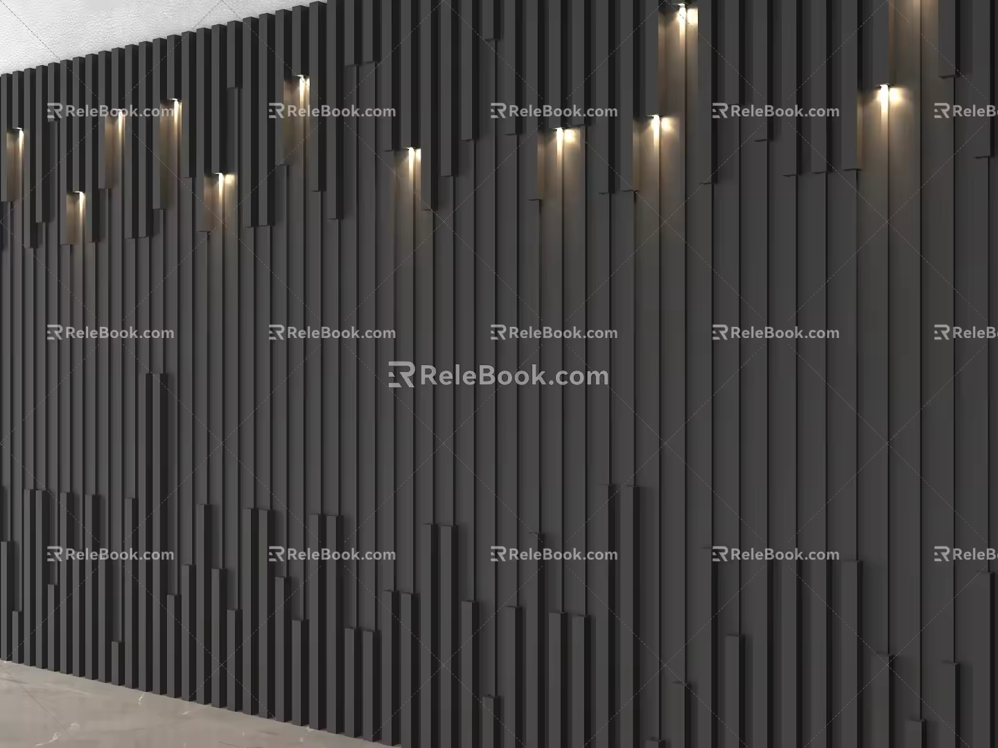 modeling wall background wall 3d model