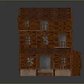 Two Story Wooden House With Red Roof Balconies And Porch Multiple Windows Exterior Design