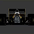 Lotus Honda Purple And Gold Formula 1 Racing Car With Sponsor Logos And Aerodynamic Design