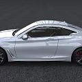 Silver Sports Coupe With Sleek Exterior Design Black Wheels And Tinted Windows
