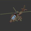 helicopter gunship helicopter gunship combat helicopter 3d model