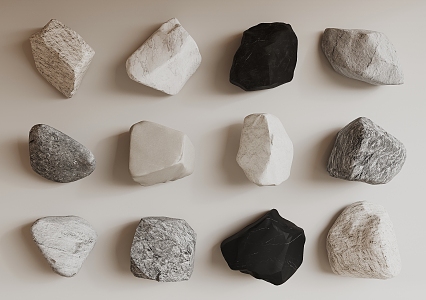 Stone 3d model