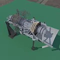 Internal combustion engine can be split 3d model