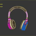 Modern Over Ear Headphones With Black Silver Design And High Quality Audio