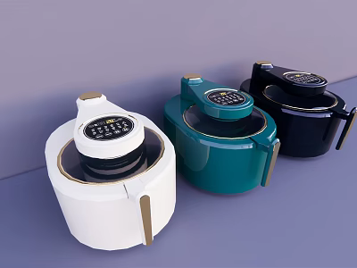 Modern air fryer 3d model Modern air fryer 3d model