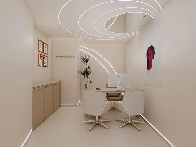 Modern Beauty Room Beauty Club Consultation Room 3d model