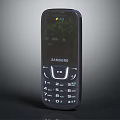Samsung Classic Feature Phone With Physical Keypad And Black Design