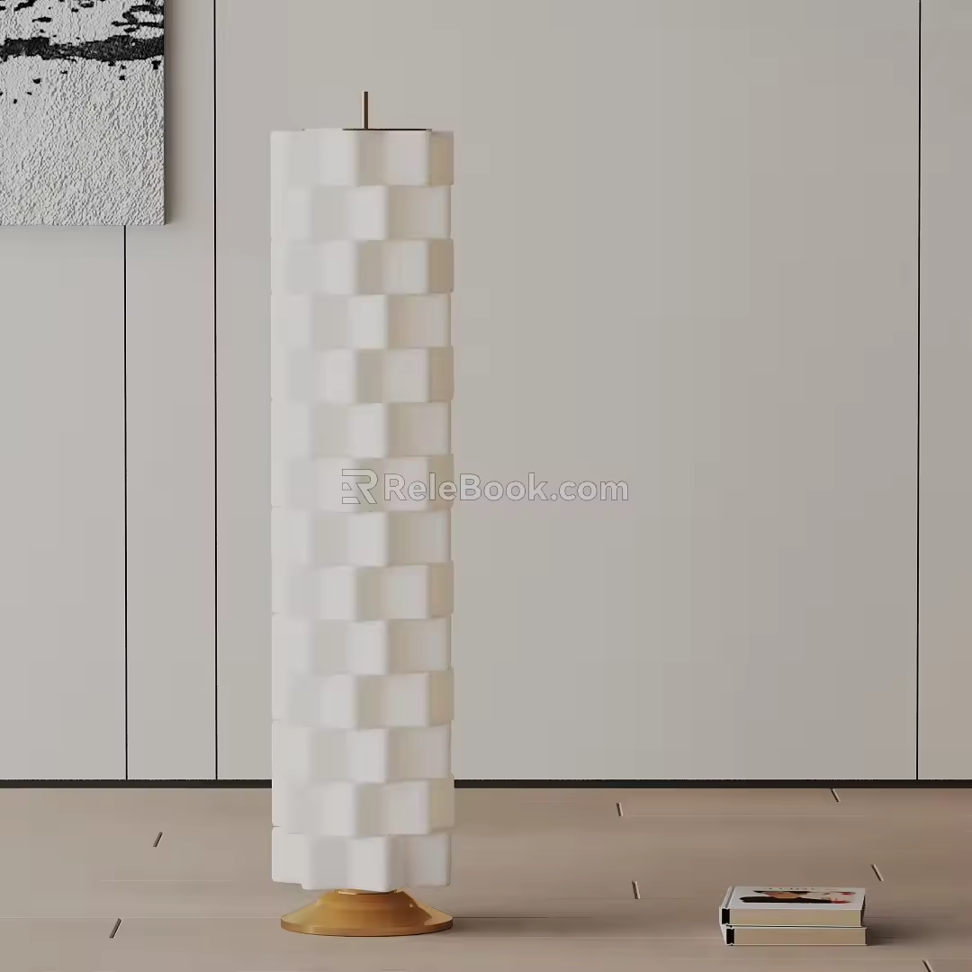 Modern floor lamp 3d model