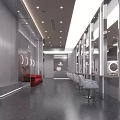 Sleek Modern Beauty Hair Salon Interior Design With Professional Styling Stations And Comfortable Reception Area