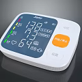 Digital Blood Pressure Monitor With Clear Display Screen And Heart Rate Monitoring Settings