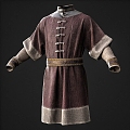 Hanfu Costume Costume Clothing 3d model