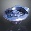 Mechanical Metal Component with Circular Design and Precision Engineered Structure for Industrial Machinery Applications 3d model