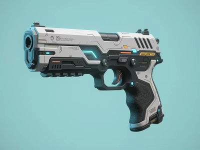 FUTURE SCI-FI MACHINERY TOY GUN 3d model