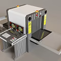Airport high-speed railway station security machine security equipment channel gate machine 3d model