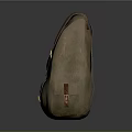 Beige Canvas Backpack With Brown Straps And Vintage Buckle Design