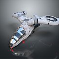 Industrial LOFT fighter sci-fi fighter next generation fighter sci-fi fighter 3d model