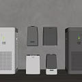 Modern Household Electrical Appliances Air Purifiers with Multiple Models and Designs 3d model