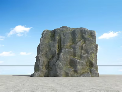 Modern Stone Rock 3d model