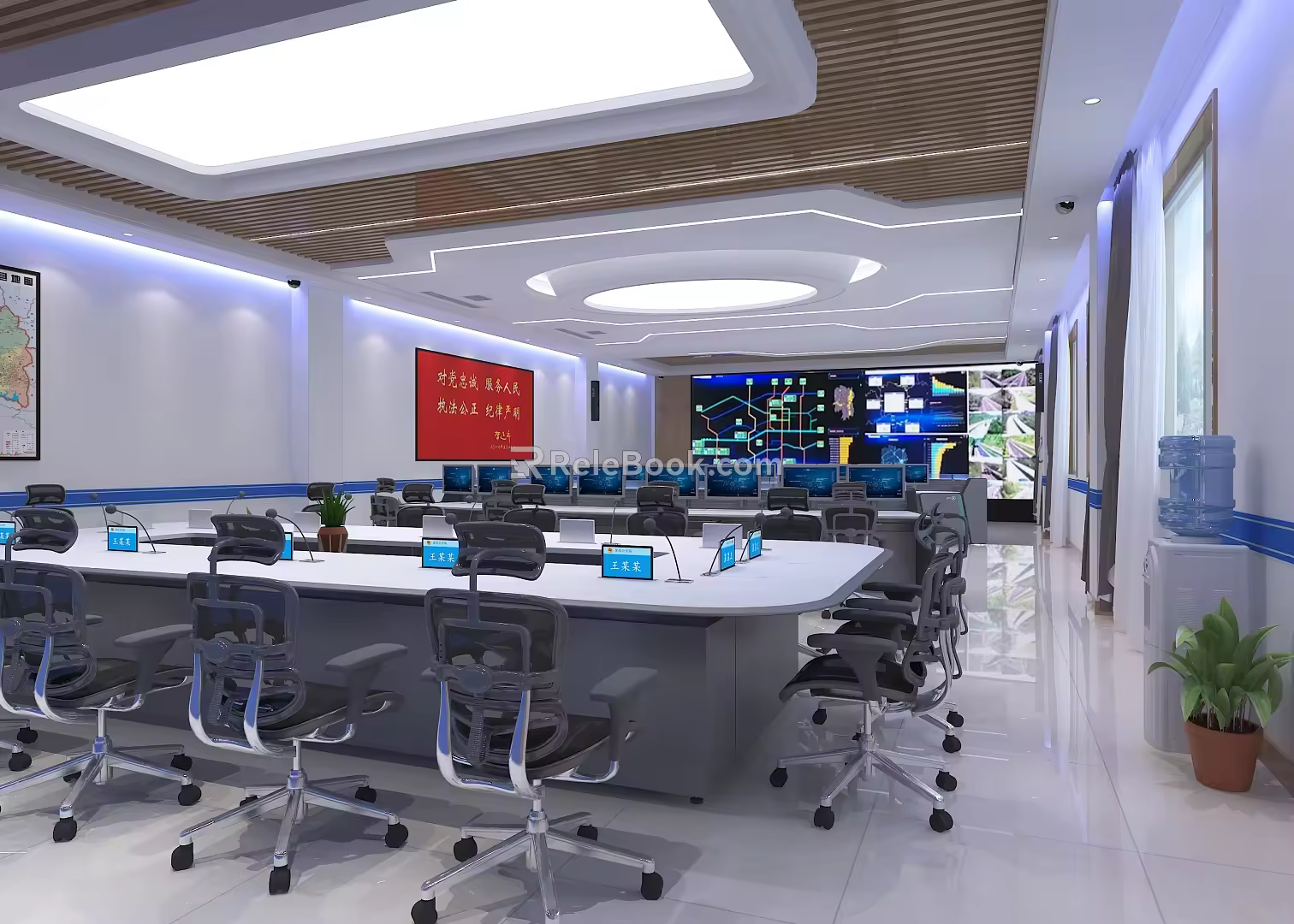 Command Control Room 3d model