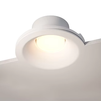 Modern Downlight Borderless Chamfered Gypsum Board Downlight 3d model