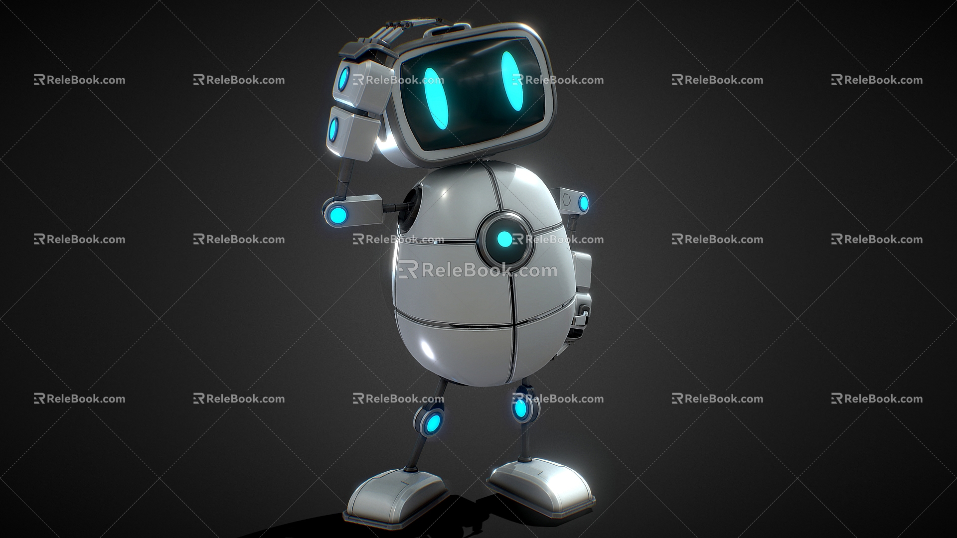 Robot Intelligent Robot Mecha Man Science Fiction Robot Monitoring Robot Cyberpunk Robot 3d model